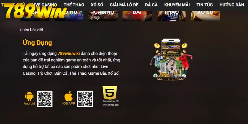 Tải App 789win 5 Hướng dẫn nhận giftcode khi tải 789Win